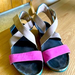 NAOT women’s multi color sandals